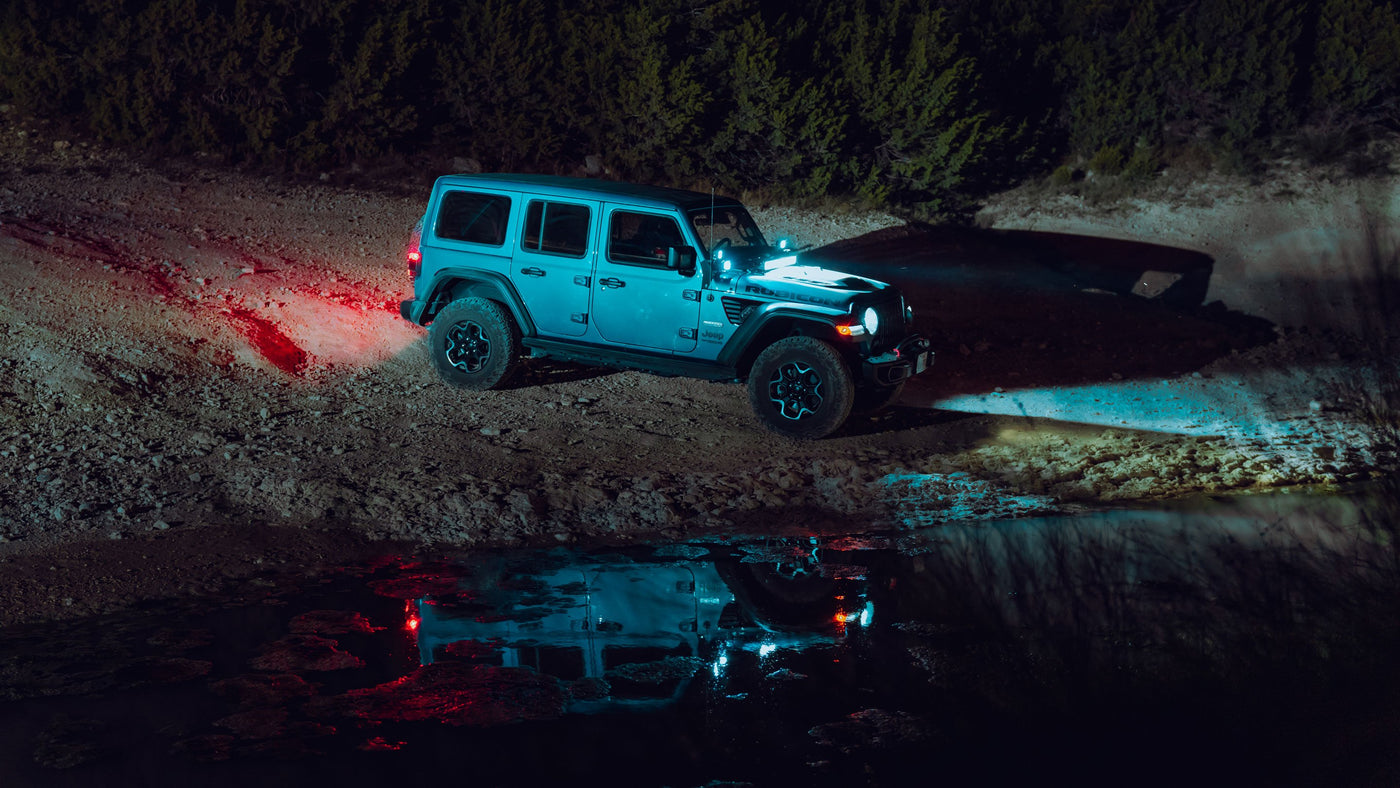 Jeep Wrangler LED light pods & bars - North Lights