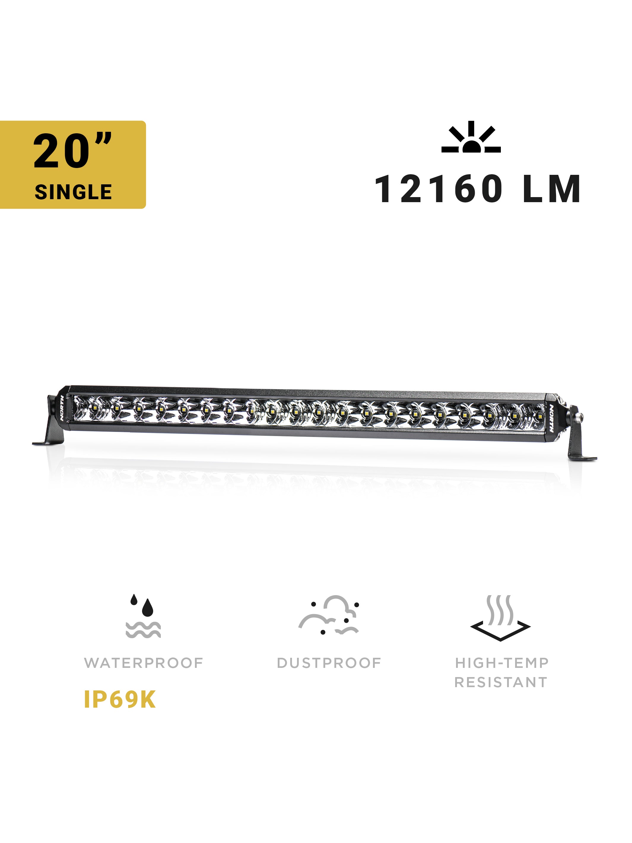 SYLVANIA Slim 20 Inch LED Light Bar - Spot