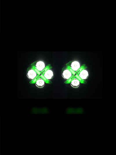 RGB Round Pod Lights - Green  - North Lights