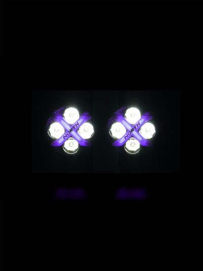 RGB Round Pod Lights - Purple- North Lights