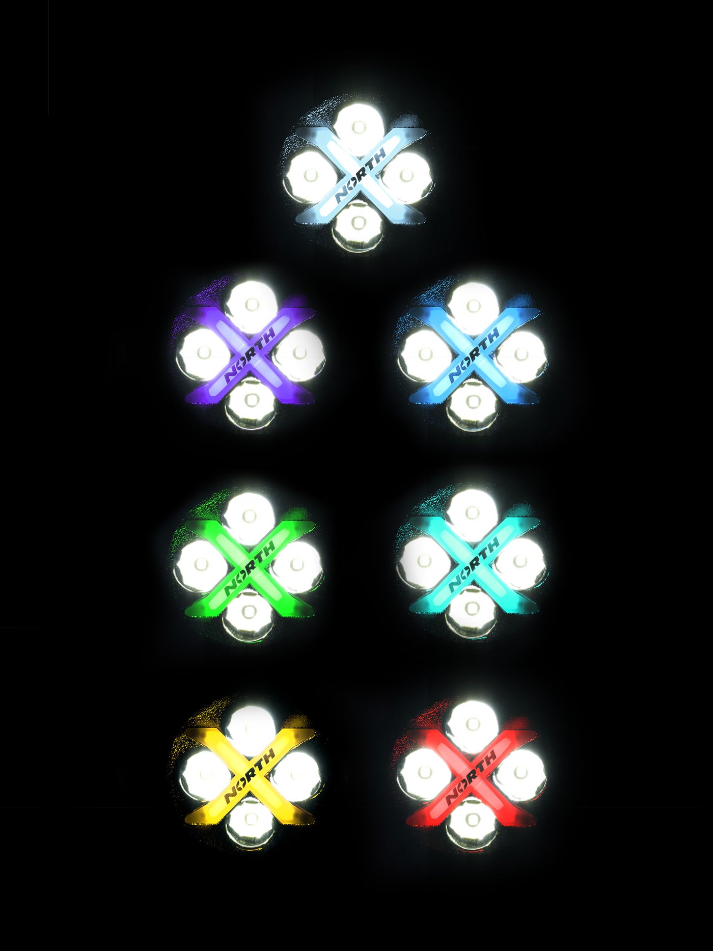 4" Round Pod Light with RGB Backlight