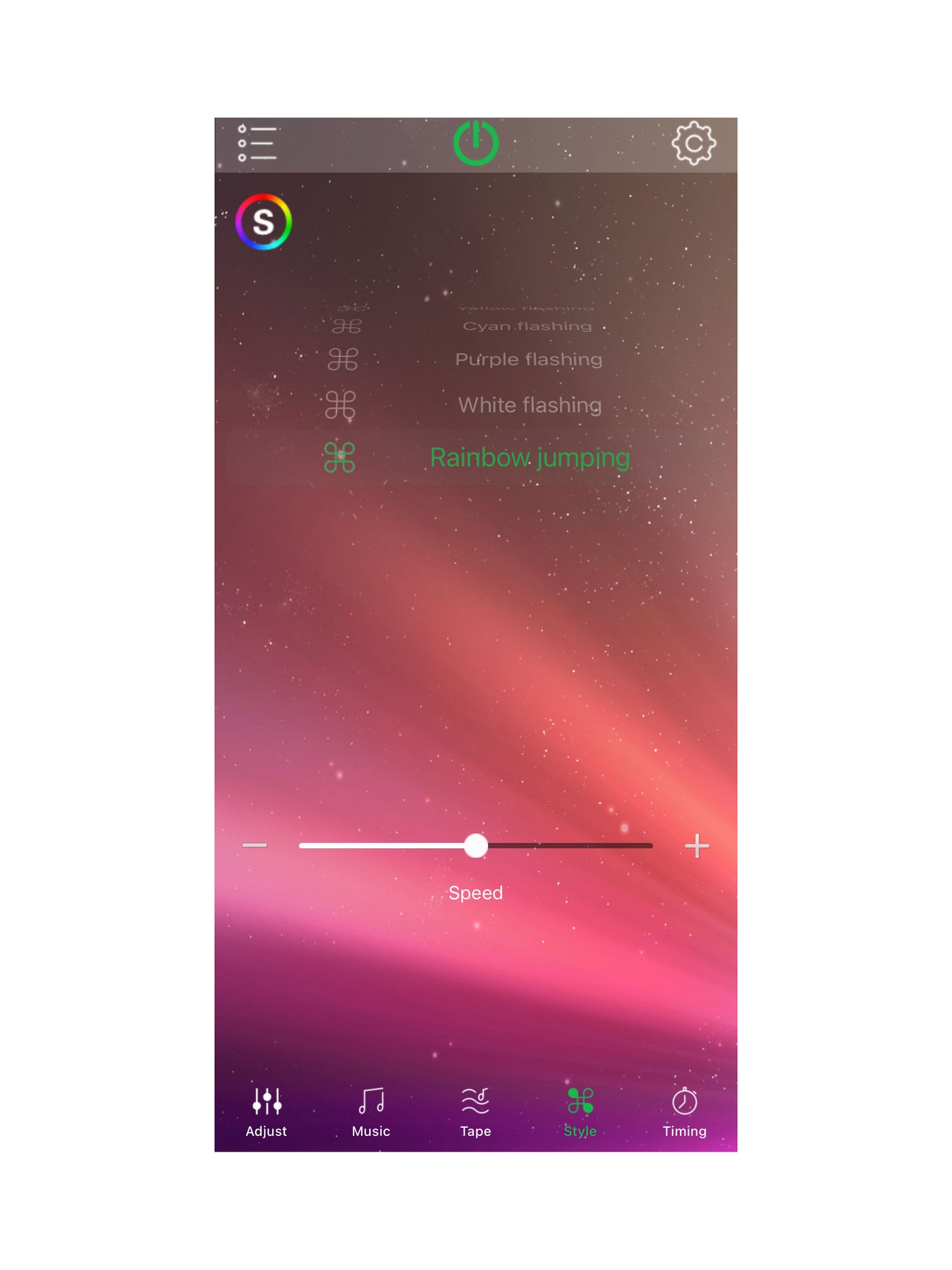 Color Changing Rock Lights App - North Lights