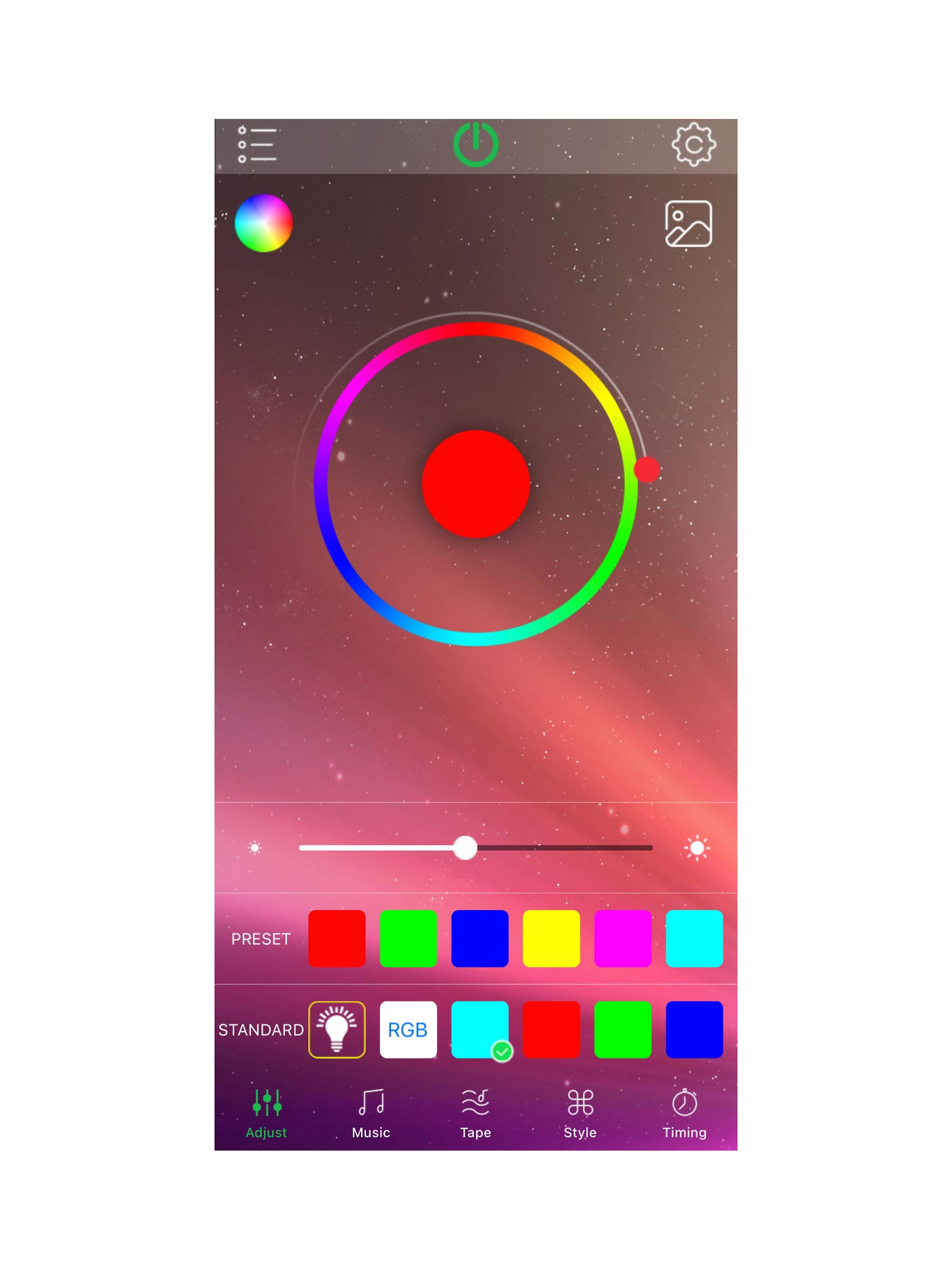 Bluetooth connected app for RGB rock lights - North Lights